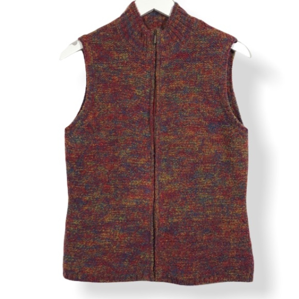 Talbots wool vest multicolor size M